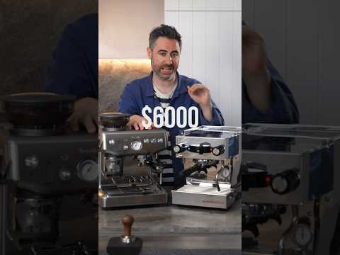 $800 vs $6000 home espresso machine