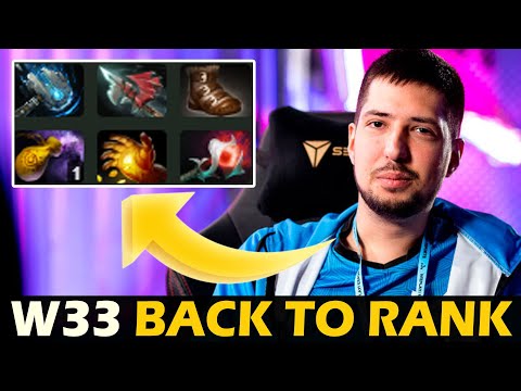 W33 BACK TO RANK WITH FORGOTTEN MID HERO | DOTA 2 Gameplay
