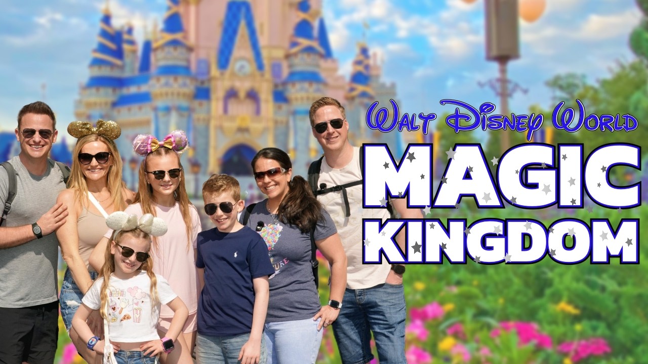 MAGIC KINGDOM with the Kershaws | Sienna's 1st Ride on Tron | Whispering Canyon | Disney World Vlog