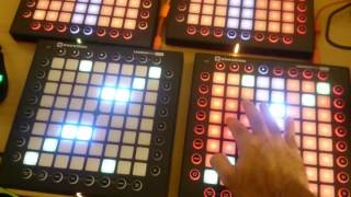 4 x launchpad Pro - Lightshow Teaser
