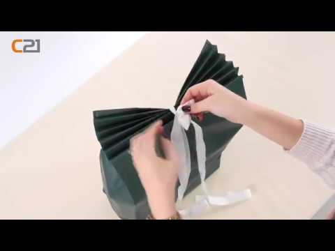 Tutorial Geschenke verpacken: Tüte für große Geschenke