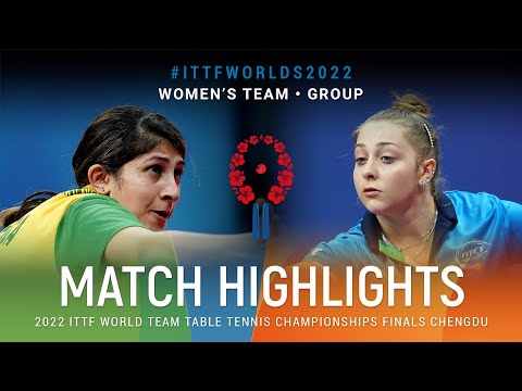 Highlights | Danisha Patel (RSA) vs Nicole Arlia (ITA) | WT Grps | #ITTFWorlds2022