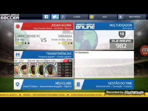 Dream Legue - Copa Desafio Global" semifinal  CHAPECOENSE  FC X SWANSEA