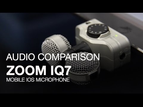 ZOOM IQ7 CAPSULE MICRO mid-side condensateur, connecteur Lightning iPhone /iPod/iPad