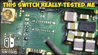 Nintendo Switch with a botched repair job! Fixable?
