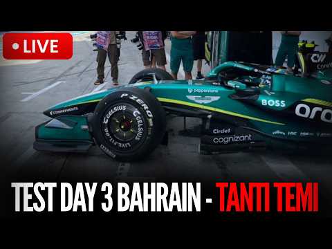 🔴 F1 2026 TEST DAY 3 - #F1Testing - TERZA GIORNATA in BAHRAIN! - Live Timing