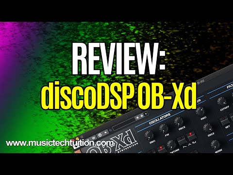 YouTube video about Experience Synthesizer Magic with discodsp ob-xd 20