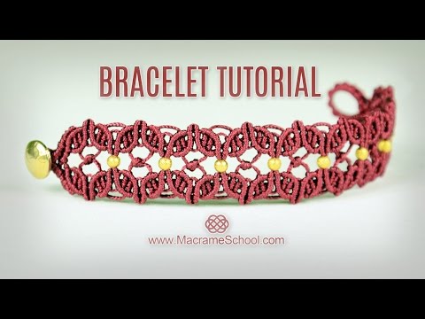 Macramé Double Wave Bracelet Beautiful Blue Danube by Strauss