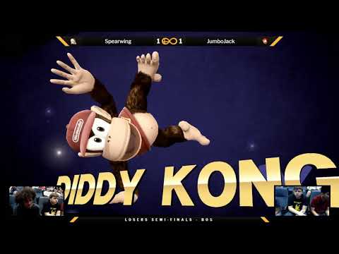 Avengers: Infinite Melee Smash 4 Losers Semis - SAK|Spearwing vs JumboJack