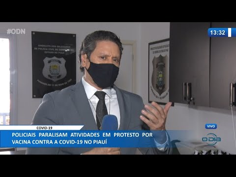 Polícia Civil paralisa atividades em protesto pedindo vacinação para a categoria 23 03 2021