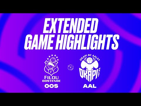 Filou Oostende vs. Okapi Aalst Extended Game Highlights
