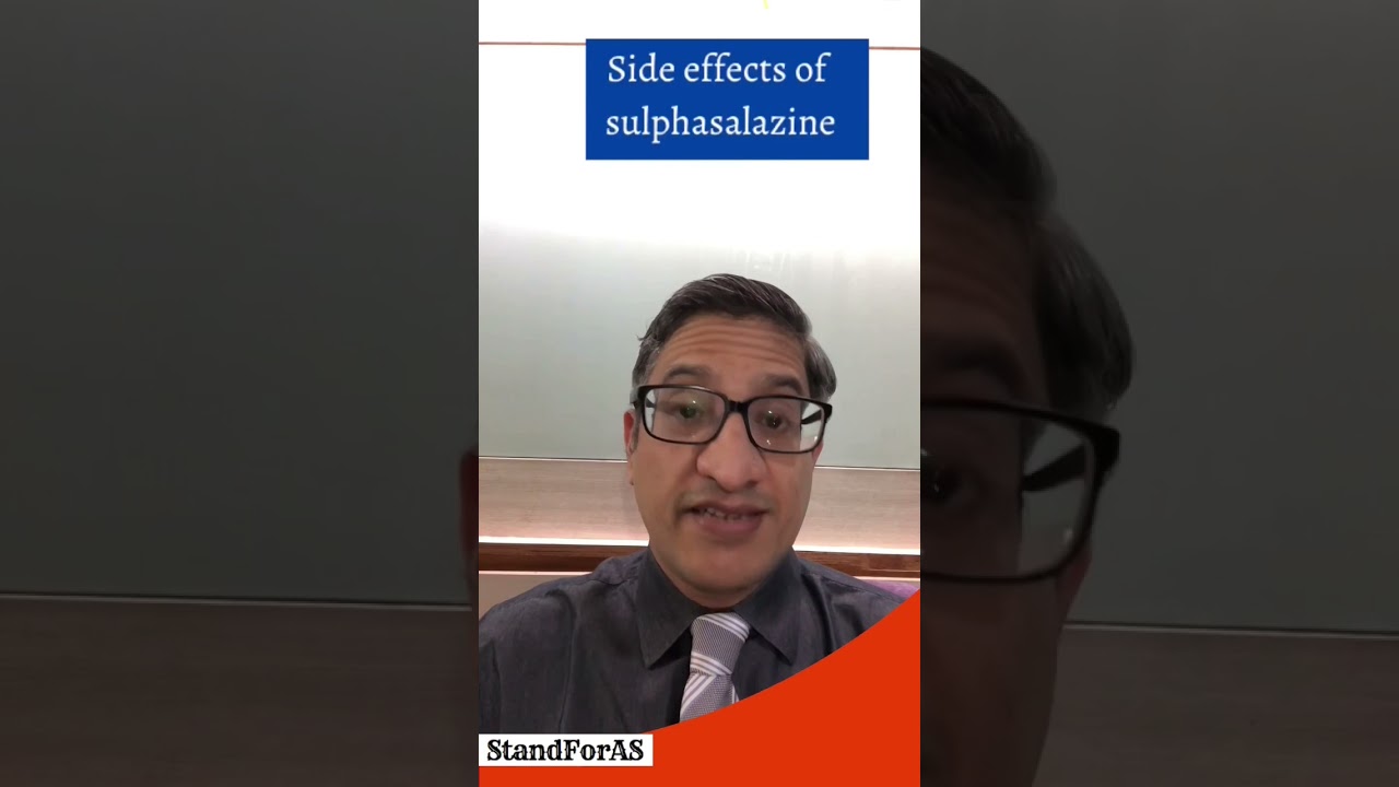 What are side effects of Sulphasalazine (Tab. Saaz/ Sazo) #shorts