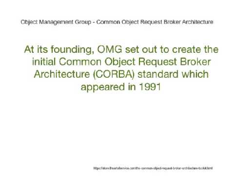Common Object Request Broker Architecture, Better Than Ever