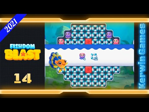 Fishdom Blast Level 14 - 40 moves (2021)