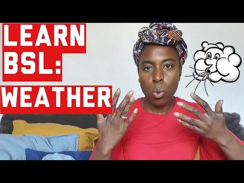 How to Sign Rain in BSL