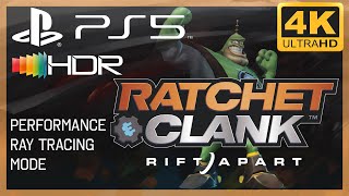 [4K/HDR] Ratchet & Clank : Rift Apart / Playstation 5 Gameplay / 60 fps Performance & Ray Tracing