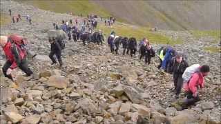 preview picture of video 'Remembrance Sunday 2014 on Great Gable'