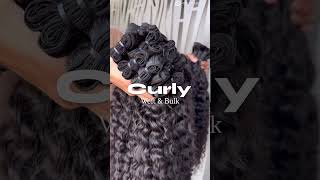 From Boring to Bombshell Curls😱@indianrawhairwholesale #curlyhair  #viral #shorts #trending