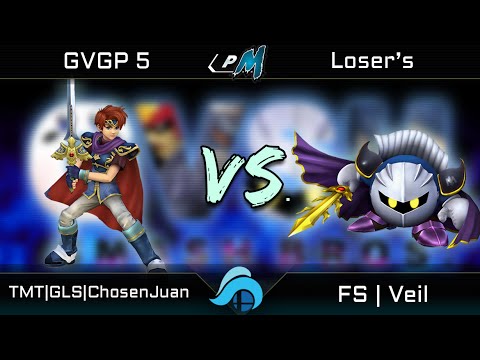 GVGP5 Project M Singles - TMT | GLS | ChosenJuan (Roy) vs. FS | Veil (Toon Link/Meta Knight)