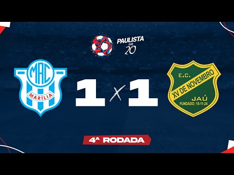 Melhores Momentos de Marília 1x1 XV de Jaú, Campeonato Paulista Sub-20, 2021