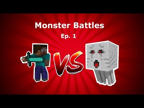 Steve VS Ghast - Monster Battles [Animation]