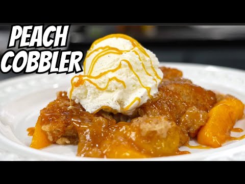 The Secret To PERFECT Peach Cobbler!