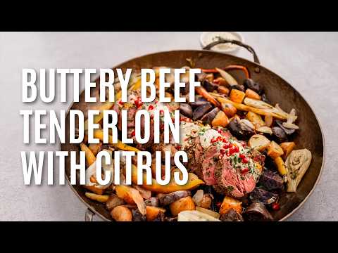 Beef Tenderloin Roast Recipe | Buttery Crust Meets Bright Citrus Sauce