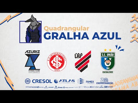 GOLS DO AZURIZ NO QUADRANGULAR GRALHA AZUL