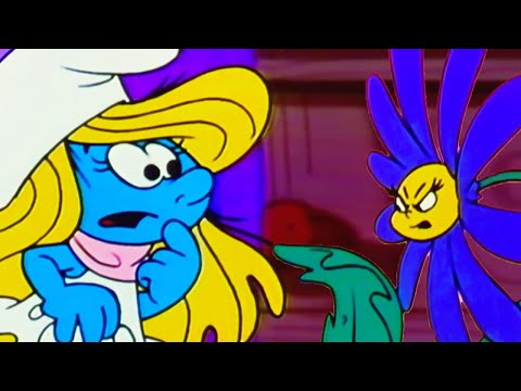Capa de Flores Da Smurfette | Os Smurfs | Desenhos animados para crianças