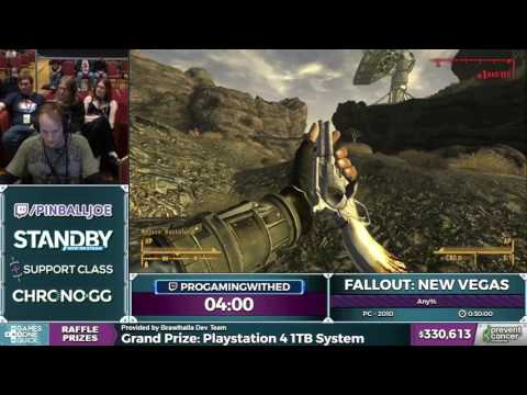 Fallout: New Vegas by progamingwithed in 24:00 - AGDQ 2017 - Part 59
