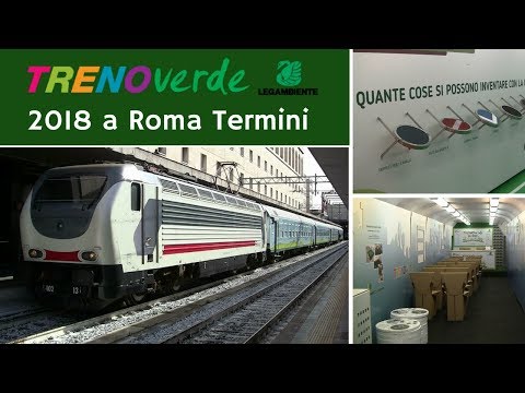 Il Treno Verde 2018 di Legambiente a Roma Termini
