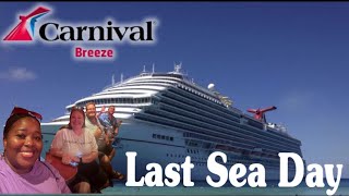 Carnival Breeze Solo Cruise Thanksgiving November 2024-Day Five: Last Sea Day