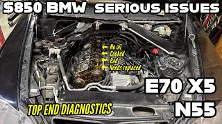 Everything wrong on the top end of our $850 BMW X5 - HINT It’s not good.. 2013 N55 engine issues