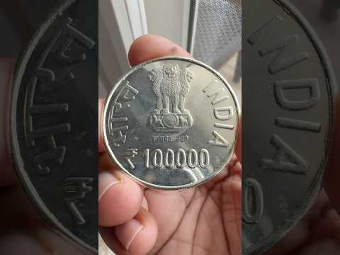 Bharat ka 1 lakh ka coin🤣🤣ab sab banenge lakhpati 🥰🥰 1 lakh fancy token #4k #coin #shorts #coins