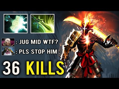 BLADE MID IS BACK! Super Saiyan Slash RP Combo Juggernaut Delete Sniper Epic Fun 7.22 Dota 2