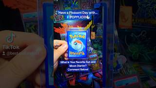 Who's That Pokemon? Its... POPPLIO!!!🦭💧#pokemon #popplio #sunandmoon #smallyoutuber #pokemoncards
