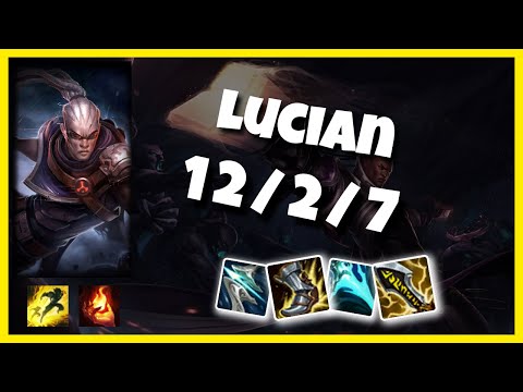 Lucian vs Anivia NA Challenger MID (12/2/7) - v10.25