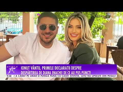 Ionuț Vîntu a anunțat despărțirea de Diana Enache