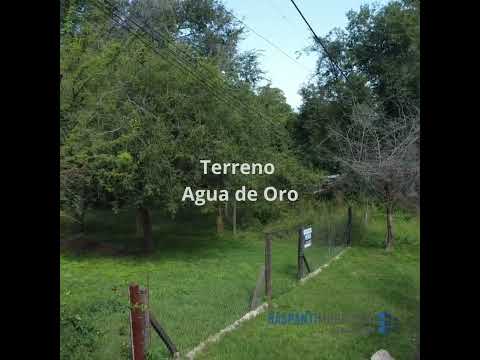 Terreno plano en Agua de Oro