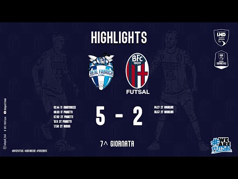 Highlights Serie A2 - 7a Giornata - Real Fabrica - Bfc 1909 Futsal