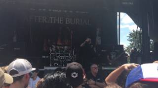 Collapse - After The Burial (Live @ Warped Tour in Charlotte, NC - 07/06/17)