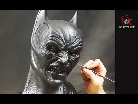 Batman Demon sculpture timelapse - Batman Begins