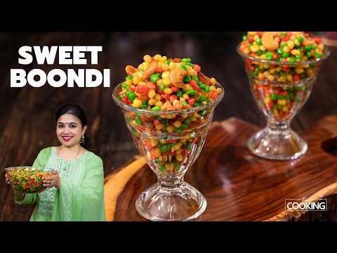 Sweet Boondi | Diwali Special Sweet Recipe | Easy Festival Sweet