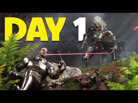 How I Secured The BEST SOLO Base Location In ARK On DAY 1