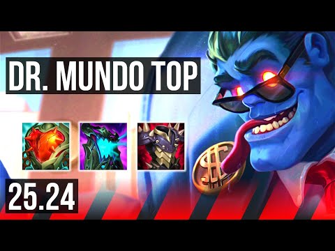 DR. MUNDO vs ORNN (TOP) | Good KDA: 13/1/19, 63K damage | NA Master | 25.24
