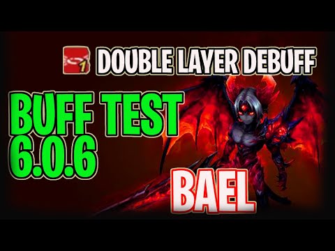 FIRE DEMON BAEL TEST AFTER BUFF, DOUBLE LAYER DEBUFF - Summoners War