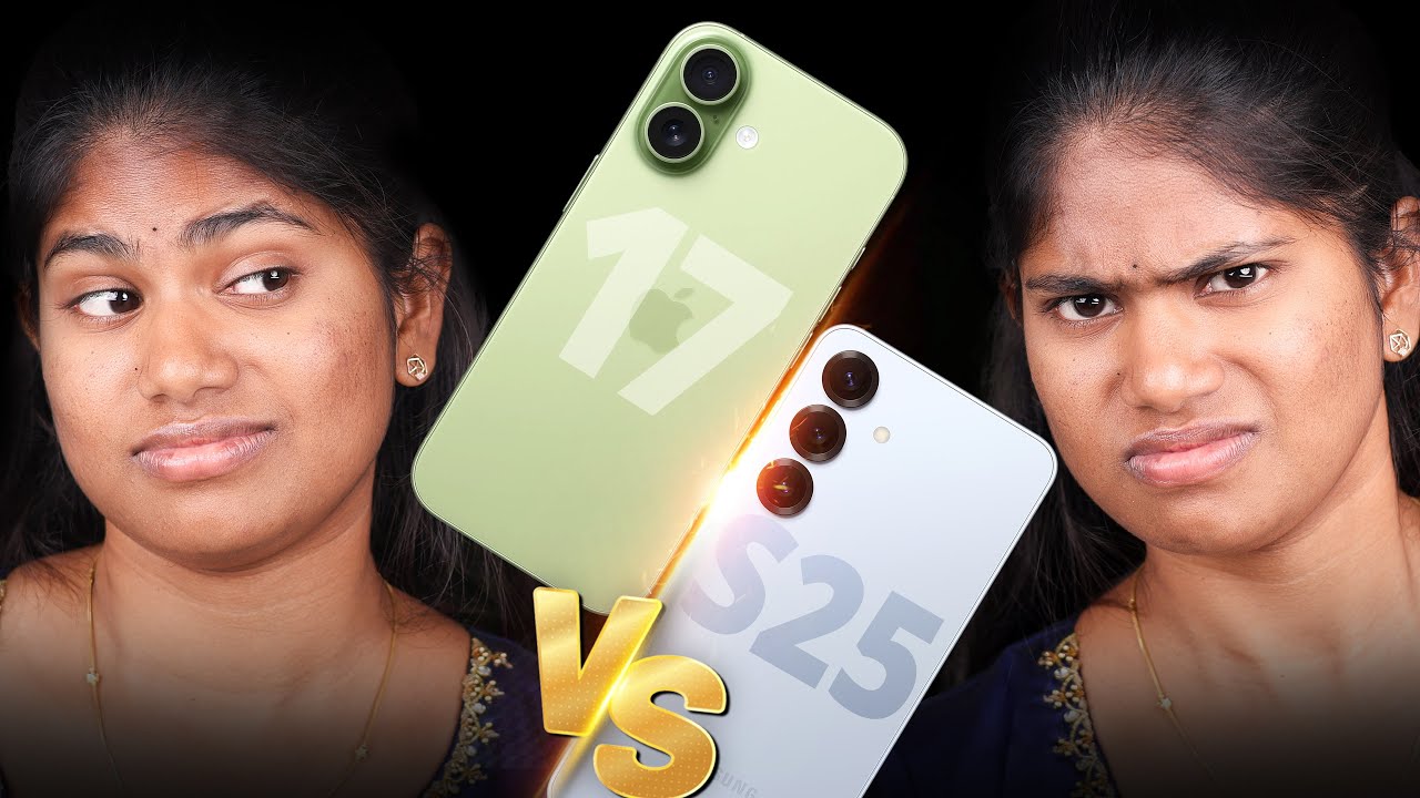 🤩 iPhone 17 vs Samsung S25 | 😎மோதி பாப்போமா....💥