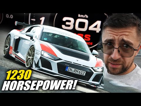 1230hp Twin Turbo V10 MTM Audi R8! // Nürburgring