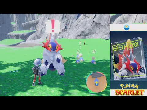Catching Slither Wing at Area Zero on above mountain - Pokémon Scarlet & Violet