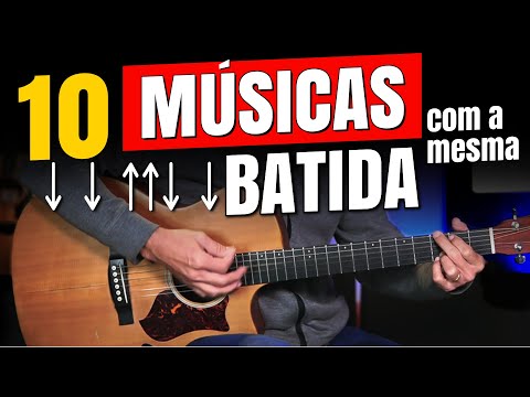COMO TOCAR 10 MÚSICAS com a MESMA BATIDA - Prof. Sidimar Antunes
